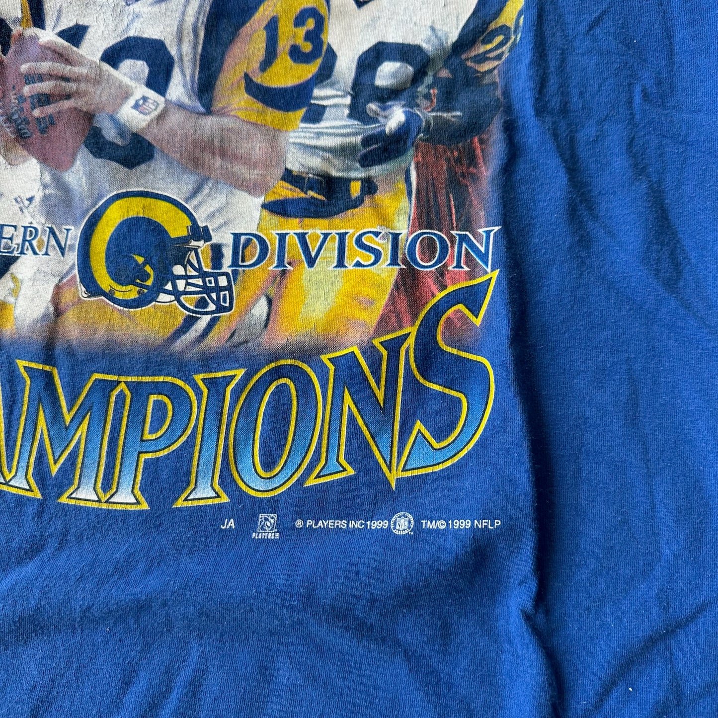 St. Louis Rams NFC Champions 1999 Graphic Shirt 90's - XL