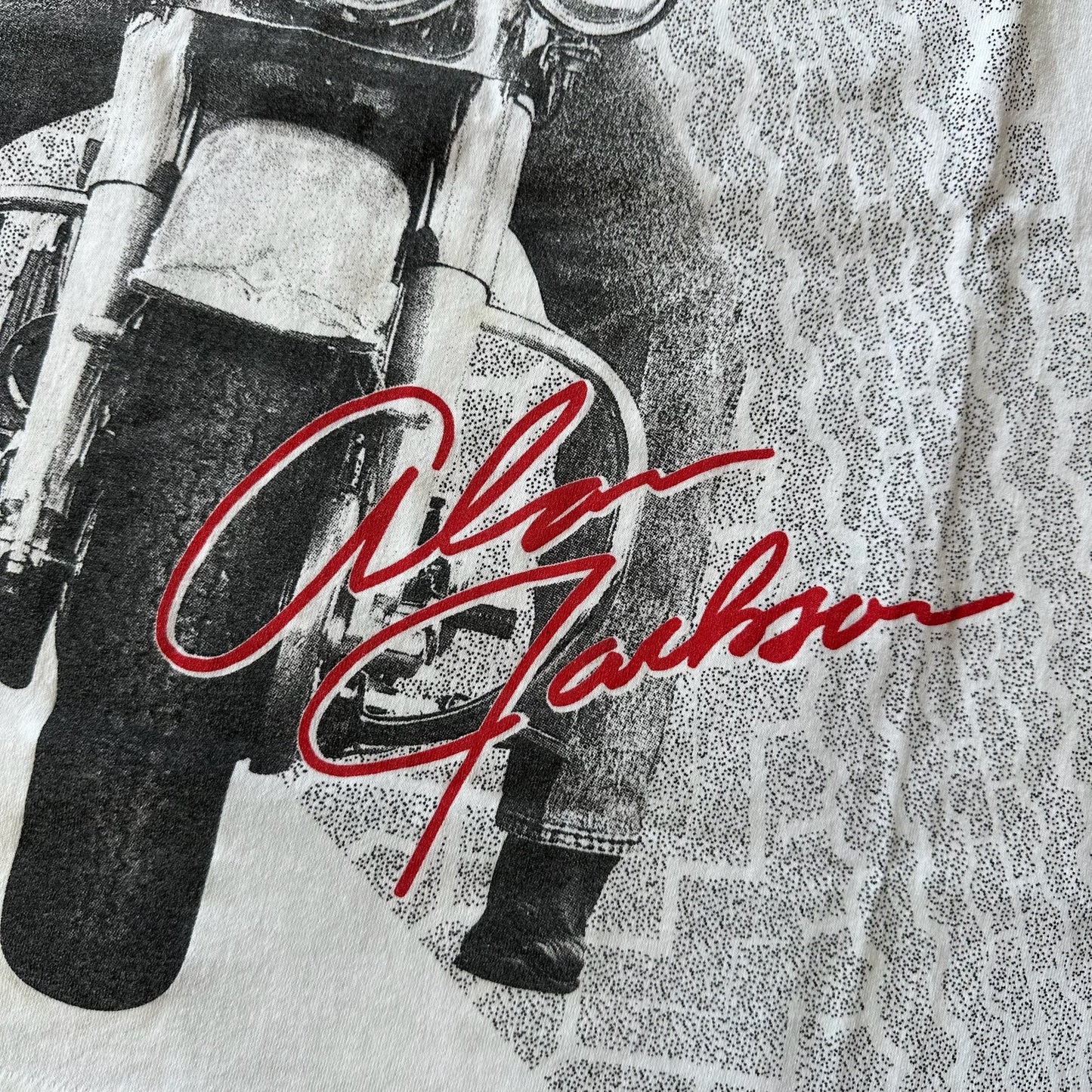 Alan Jackson Motorcycle AOP Shirt 90's - 2XL
