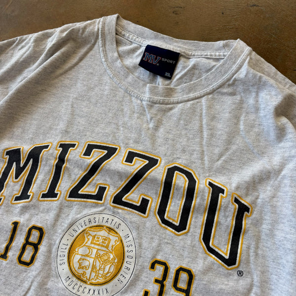 University of Missouri Mizzou Long Sleeve Spellout Shirt 00's - XL hover
