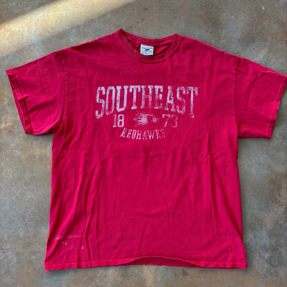 Southeast Missouri State University Redhawks Faded Shirt Oarsman 90's - XL