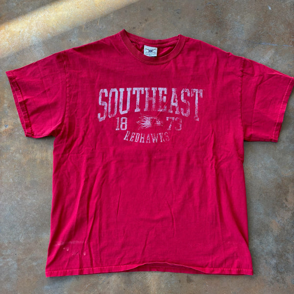 Southeast Missouri State University Redhawks Faded Shirt Oarsman 90's - XL