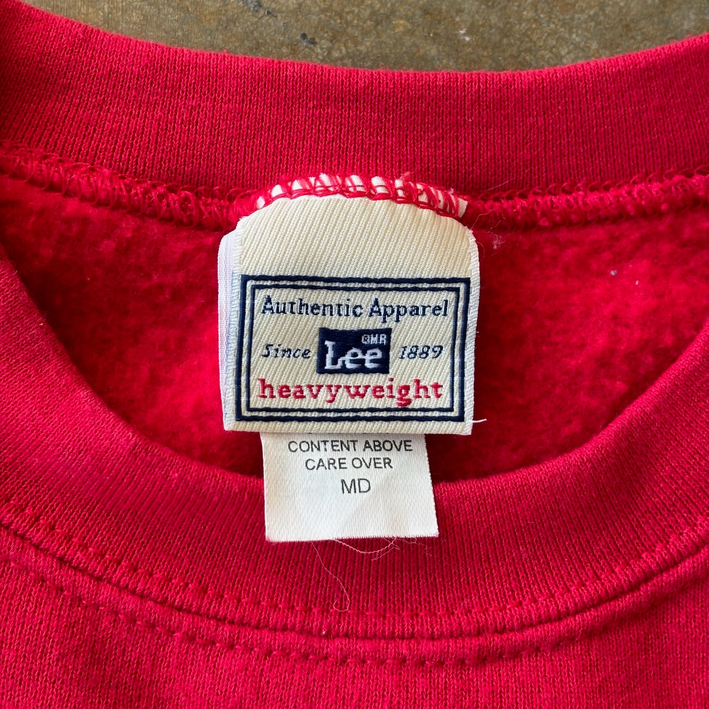 Bradley University Lee Heavyweight Spellout Crewneck Sweatshirt 90's - M