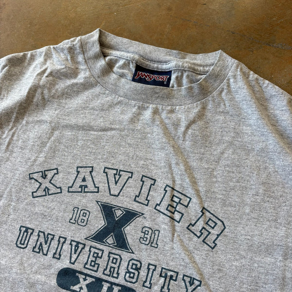 Xavier University Spellout Graphic Shirt Jansport 00's - L hover