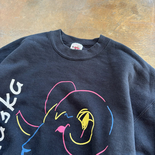 Alaska Dall Sheep Big Horn Graphic 1992 Crewneck Sweatshirt 90's - L hover