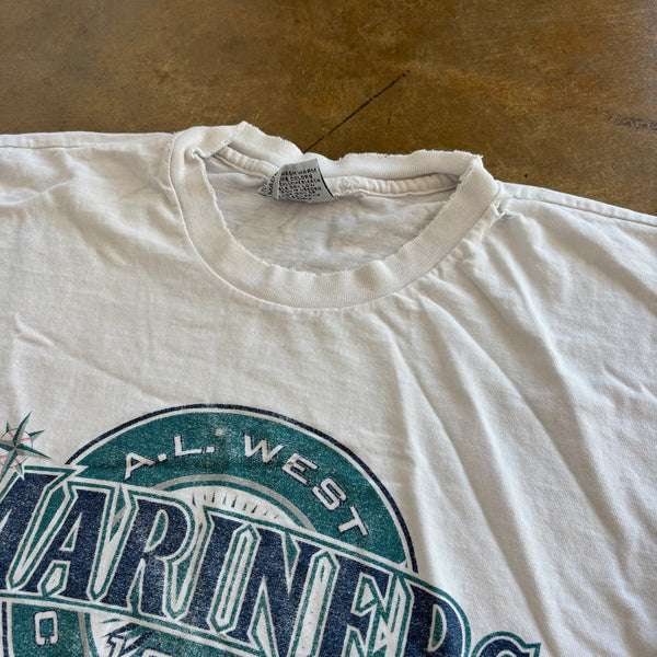 Seattle Mariners Thrashed 1997 AL West Champions Shirt 90's - M hover