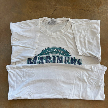 Seattle Mariners Thrashed 1997 AL West Champions Shirt 90's - M