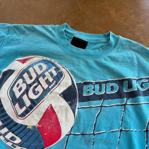 Bud Light Beer Volleyball AOP Graphic Shirt 90's - M hover