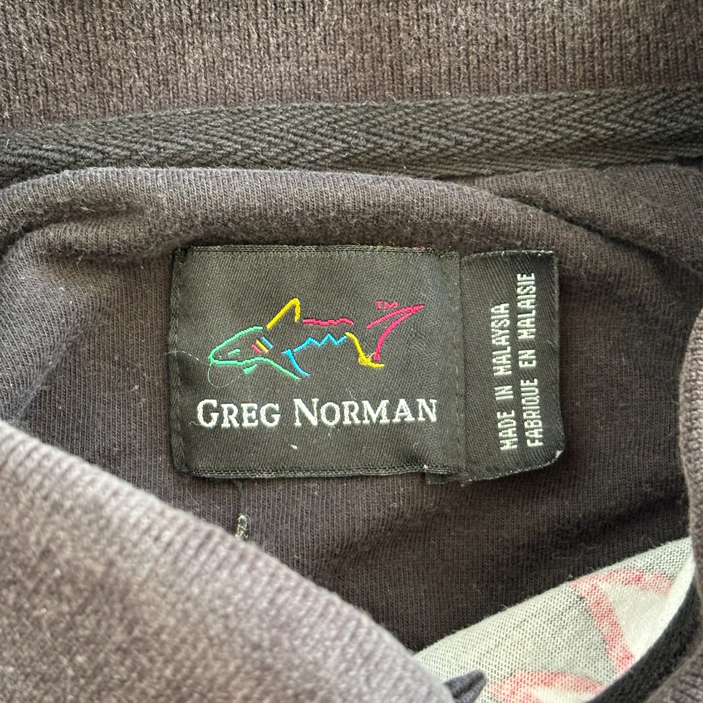 Greg Norman Aztec Abstract Colorful Polo Shirt 90's - XL