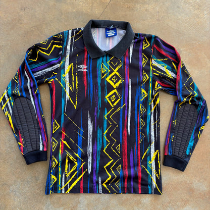 RARE Umbro Abstract AOP Goalkeeper Soccer Jersey Goalie 90's - Youth L