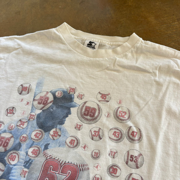 Mark McGwire Sultan of Swing 1998 Homerun Record Shirt Starter 90's - XL hover