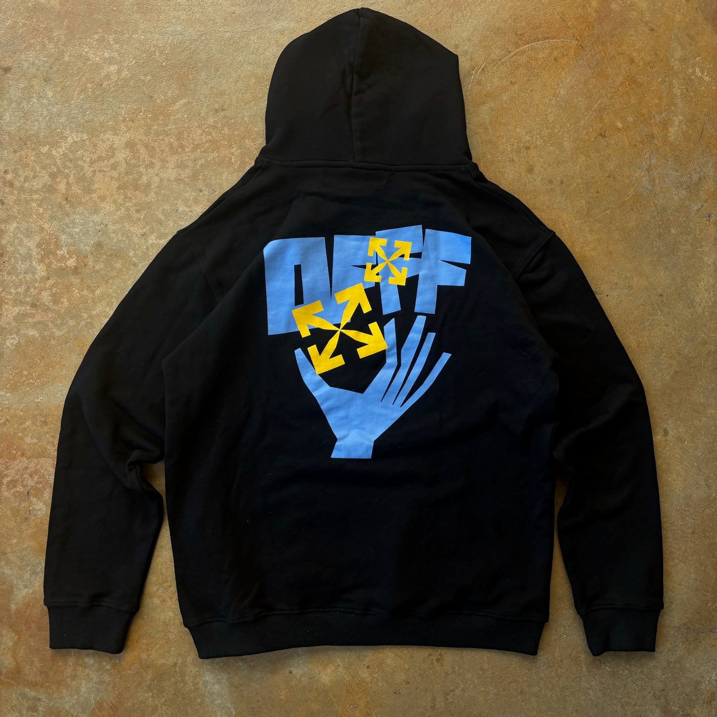 Off-White Hands Arrows Hoodie 'Black' Virgil Abloh - XL