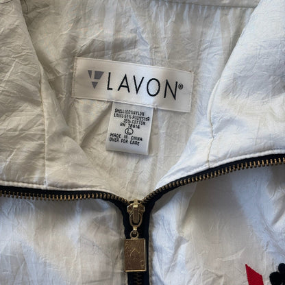 NWT Lavon Casino Poker Cards Full Zip Nylon Running Jacket 90's - L
