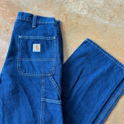 Carhartt Carpenter Workwear Jeans White Stitching 00's - 32