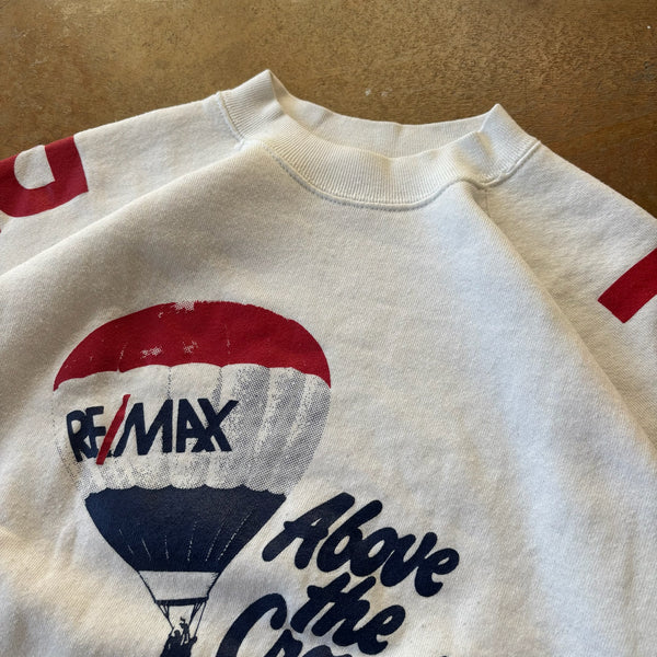 Remax Promo Above the Crowd Hot Air Balloon Graphic Sweatshirt Rare 80's - XL hover