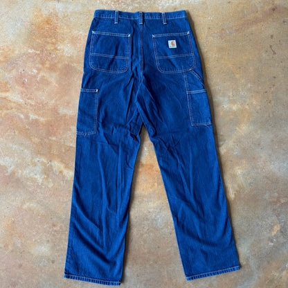 Carhartt Carpenter Workwear Jeans White Stitching 00's - 32