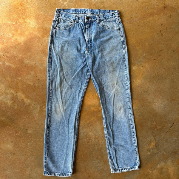 Carhartt Light Wash Blue Jeans Distressed 00's - 34