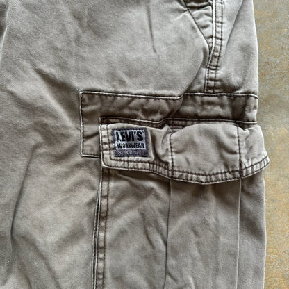 Levi's Cargo Shorts Baggy Skater Workwear 00's - 36
