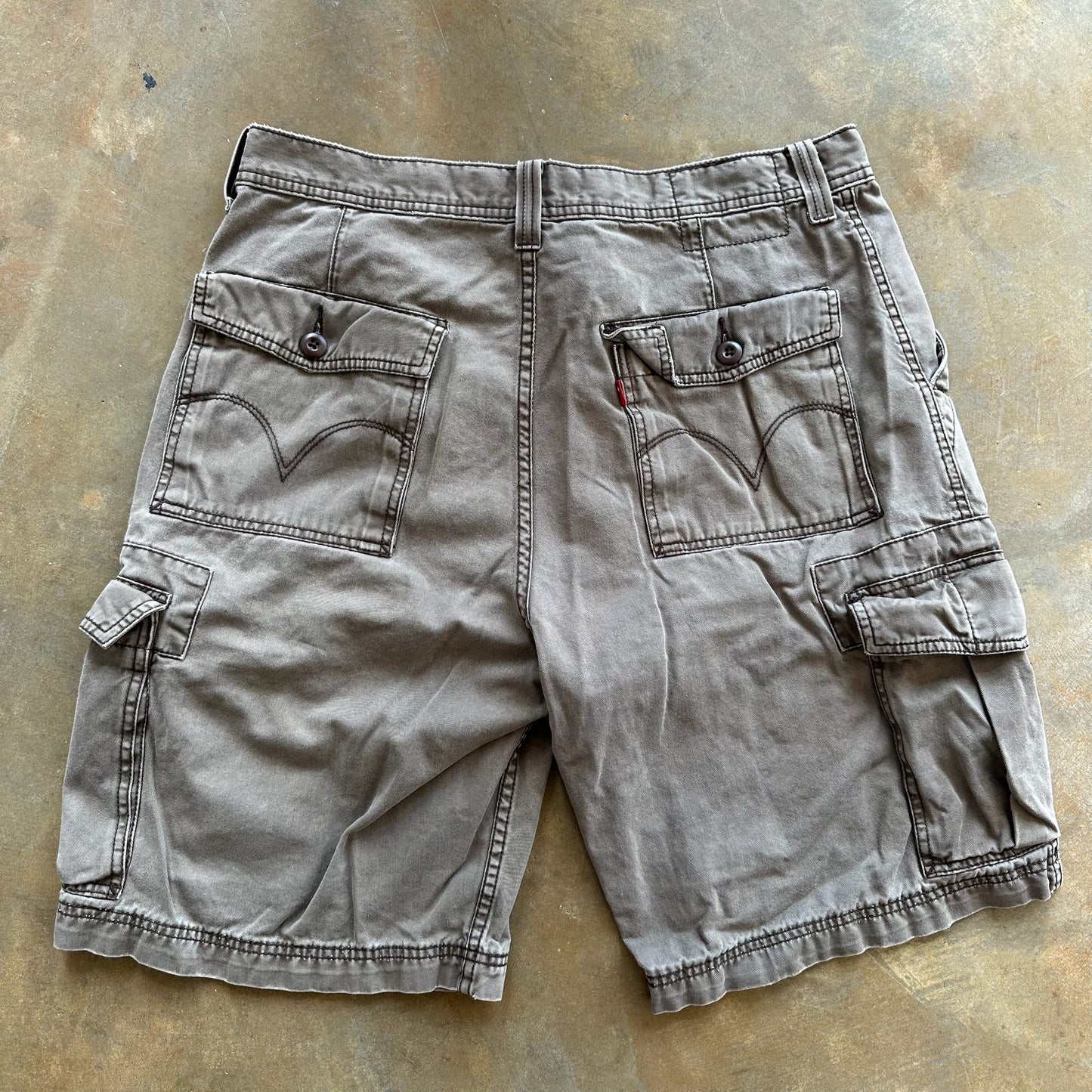 Levi's Cargo Shorts Baggy Skater Workwear 00's - 36