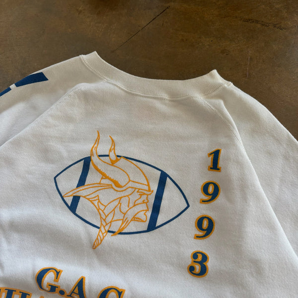 Francis Howell Vikings High School 1993 G.A.C Champions Football Sweatshirt 90's - 2XL hover