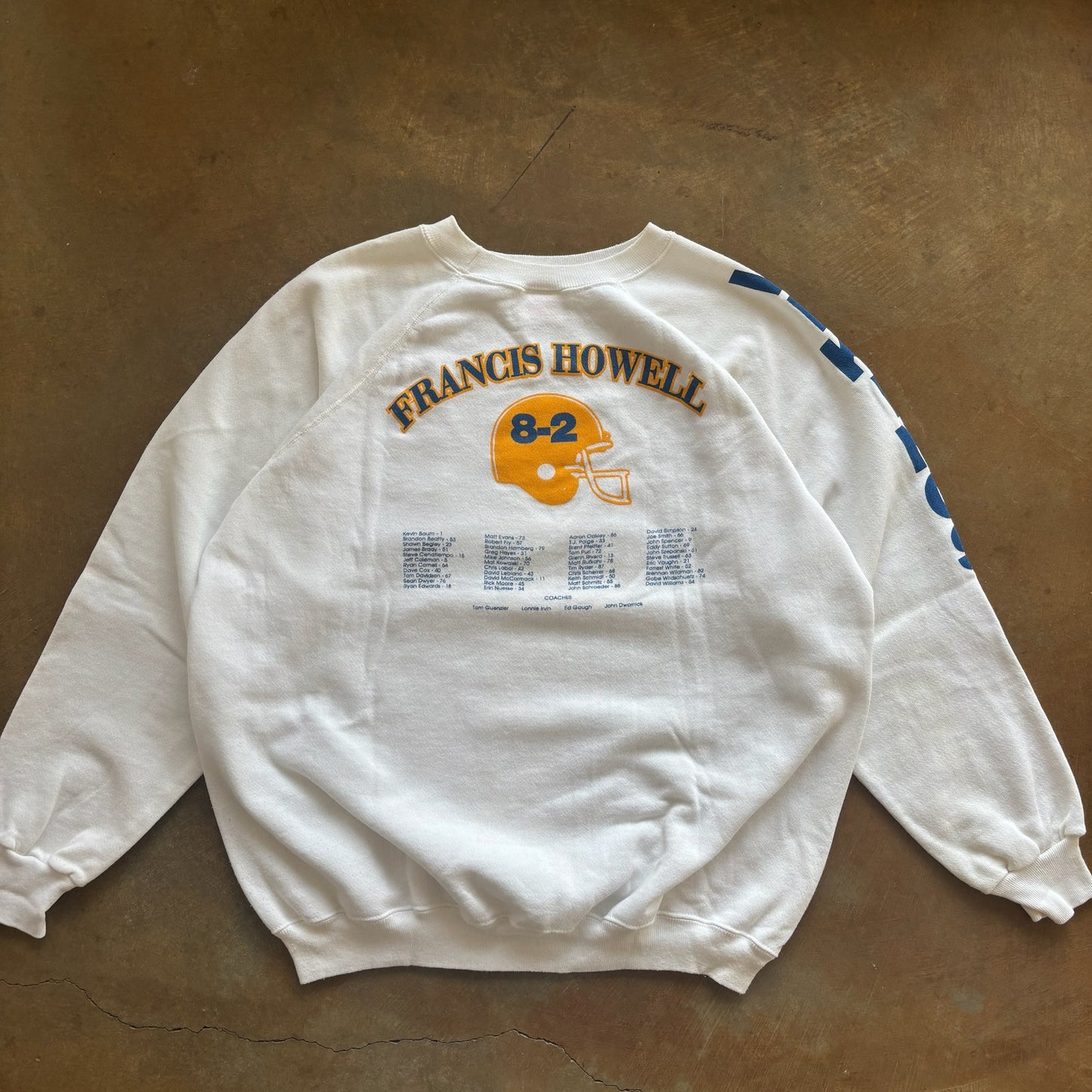 Francis Howell Vikings High School 1993 G.A.C Champions Football Sweatshirt 90's - 2XL