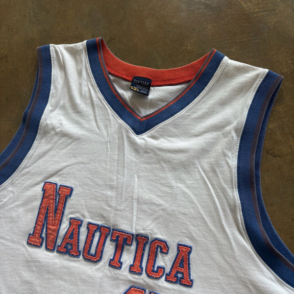 Nautica Sleeveless Embroidered Basketball Jersey #45 90's - 2XL hover