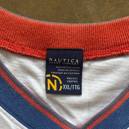 Nautica Sleeveless Embroidered Basketball Jersey #45 90's - 2XL