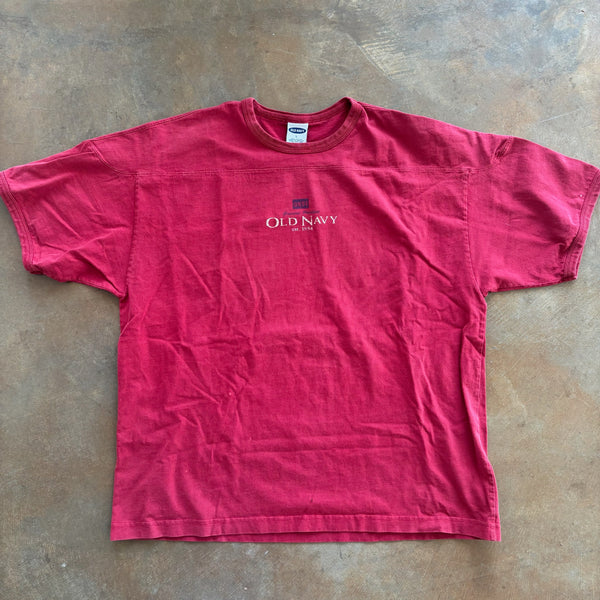 Old Navy Red Graphic T Shirt 90's - L