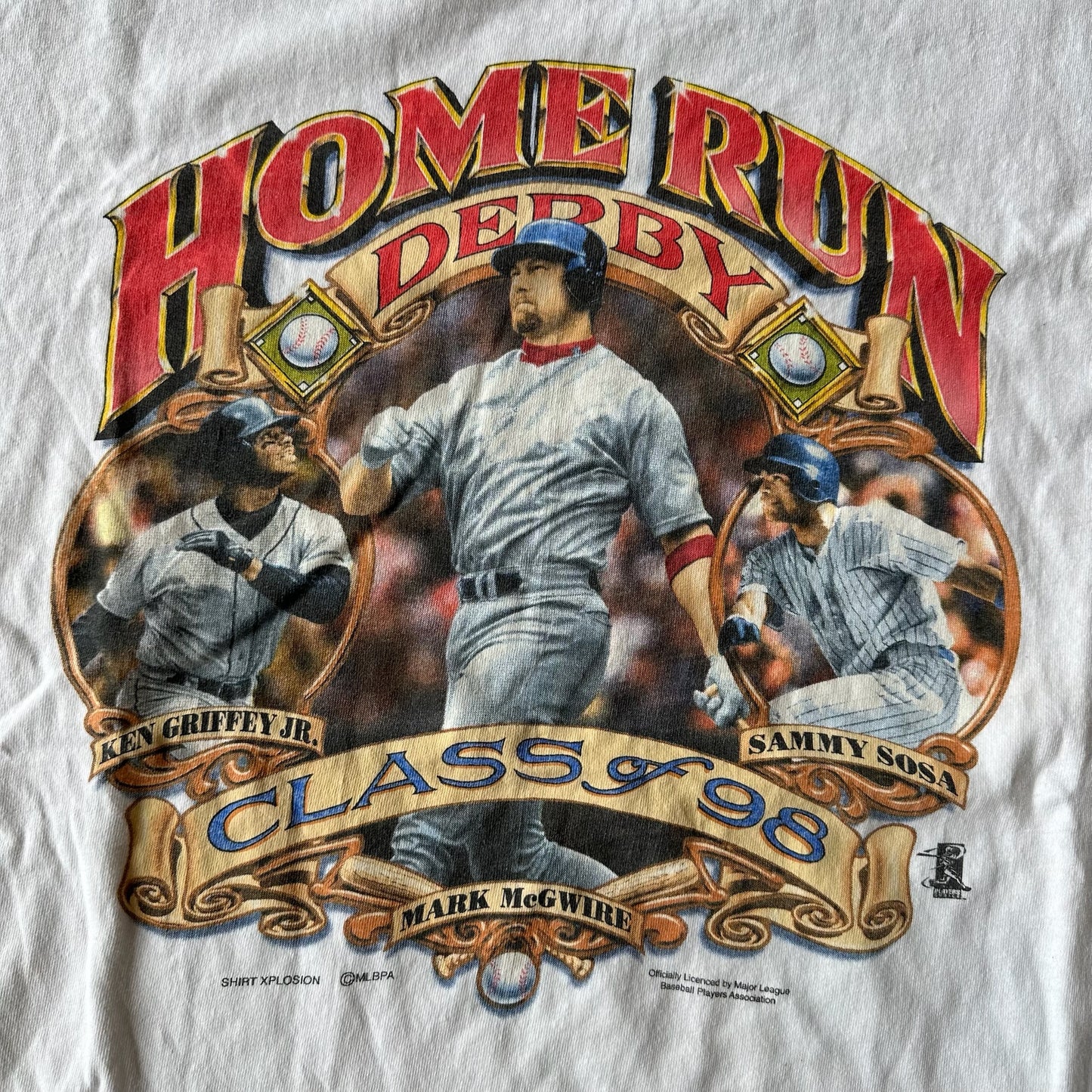 Home Run Derby Class of '98 Shirt McGwire Sosa Griffey Jr. 90's - XL