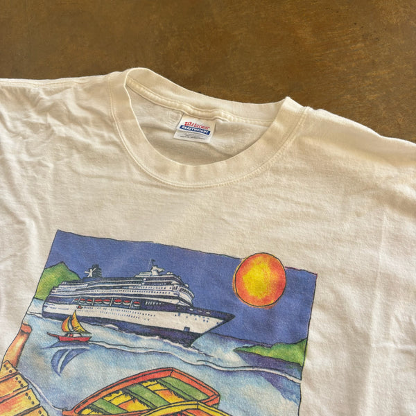Celebrity Cruises Island Style Graphic Art Style Tee Shirt 90's - 2XL hover