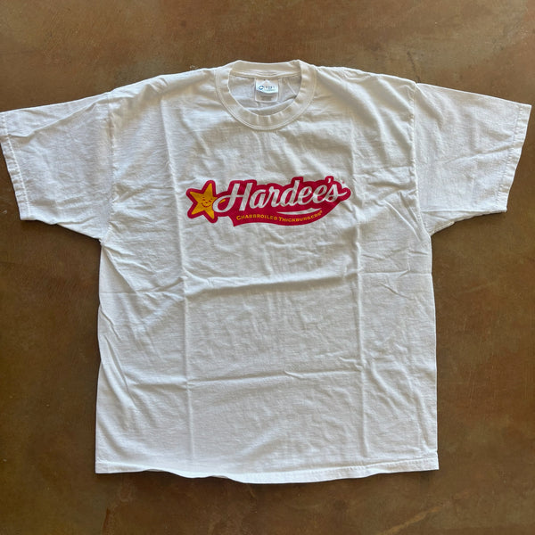 Hardees Restaurant Carls Jr. Graphic Tee Shirt 00's - XL