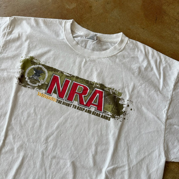 NRA Digital Camo White Shirt Military 00's - XL hover