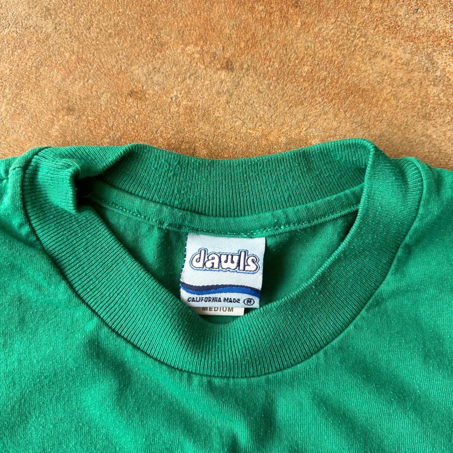 Dawls Skateboard Koala Bear Logo Glow in the Dark Green Shirt 90's - Youth M