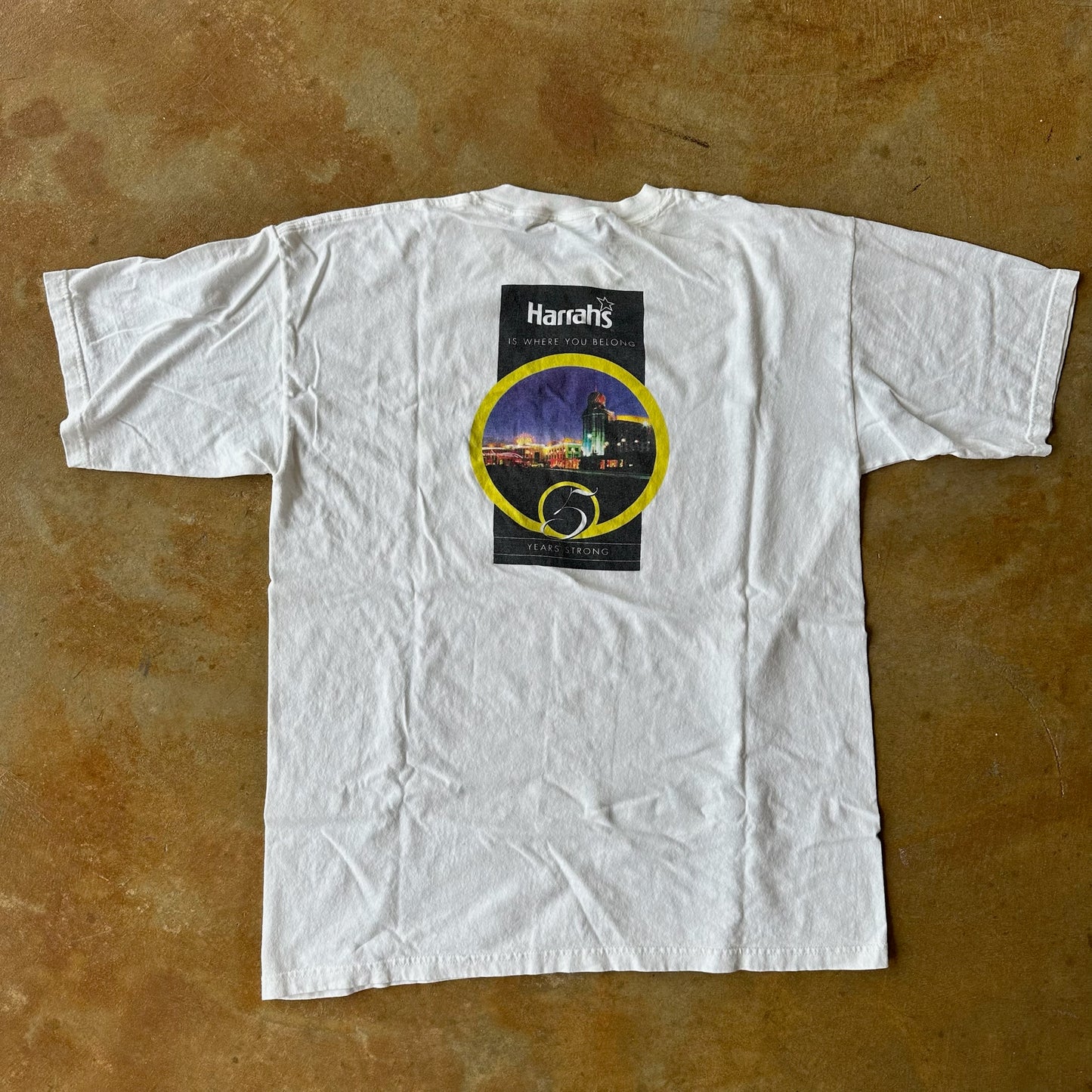 Harrah's Casino St. Louis Anniversary Shirt 00's - XL