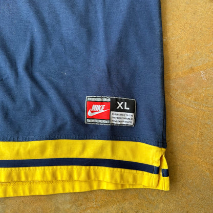 Nike University of Michigan Wolverines Basketball Shooting Jersey 90's - XL