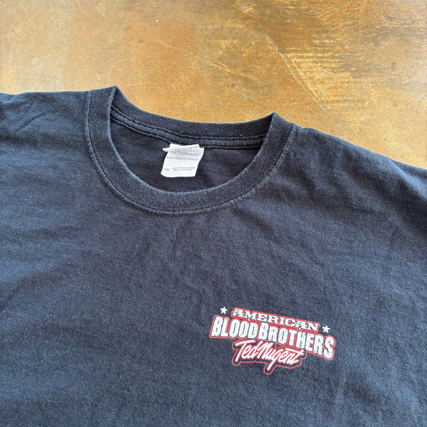 Ted Nugent American Bloodbrothers Eagle Deer Graphic Shirt 00's - 3XL hover