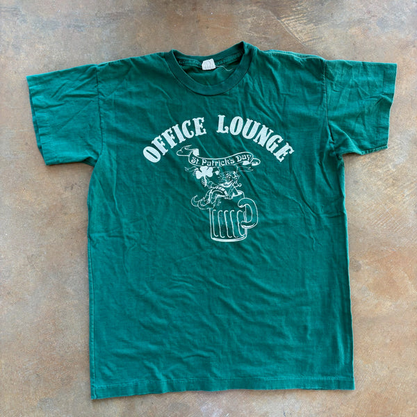 St. Patricks Day Beer Graphic Single Stitched Shirt 80's - S