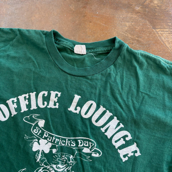 St. Patricks Day Beer Graphic Single Stitched Shirt 80's - S hover