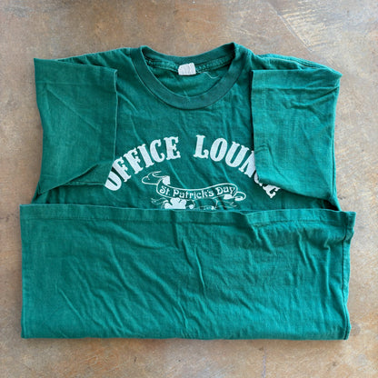 St. Patricks Day Beer Graphic Single Stitched Shirt 80's - S