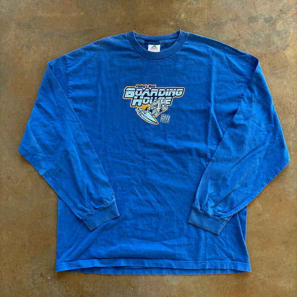 Finley's Reef Boarding House Surfing Shark Graphic Shirt 90's - 2XL