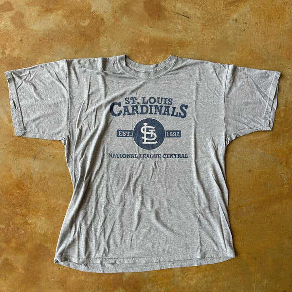 St. Louis Cardinals Bud Light Graphic Gray Shirt 00's - XL