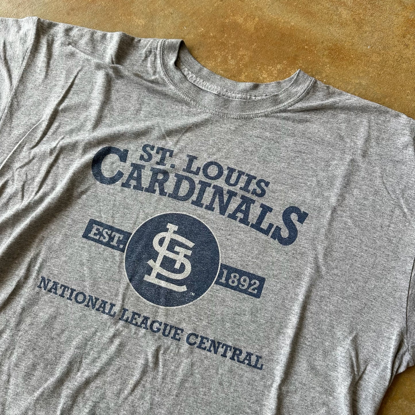 St. Louis Cardinals Bud Light Graphic Gray Shirt 00's - XL