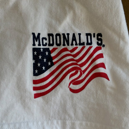 McDonalds USA Graphic T Shirt Big Spellout 90's - M