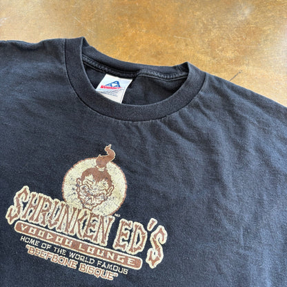 Shrunken Ed's Voodoo Lounge Dive Bar Graphic Long Sleeve Shirt 90's - 2XL