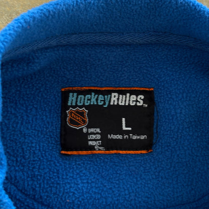 St. Louis Blues Hockey Rules NHL Embroidered Sweatshirt 90's - L