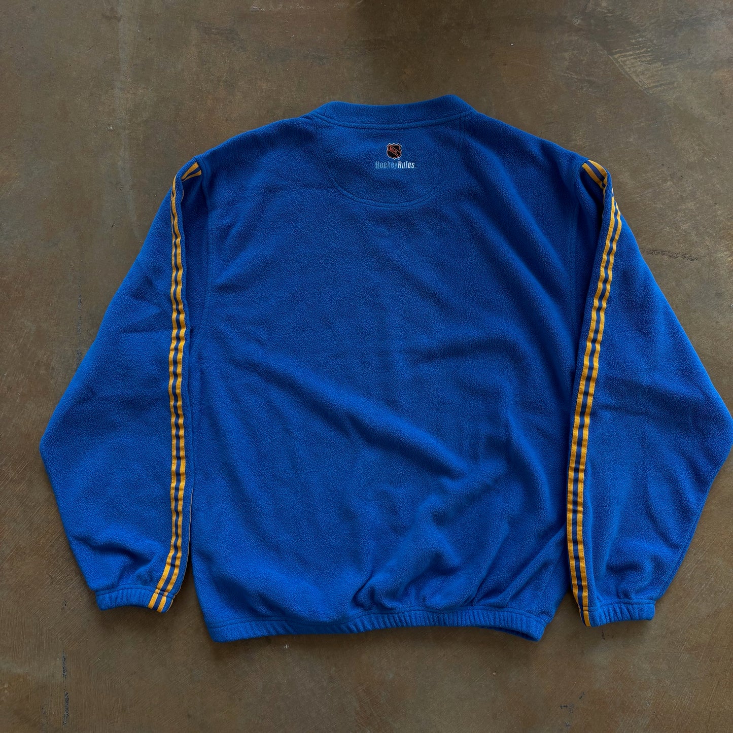 St. Louis Blues Hockey Rules NHL Embroidered Sweatshirt 90's - L