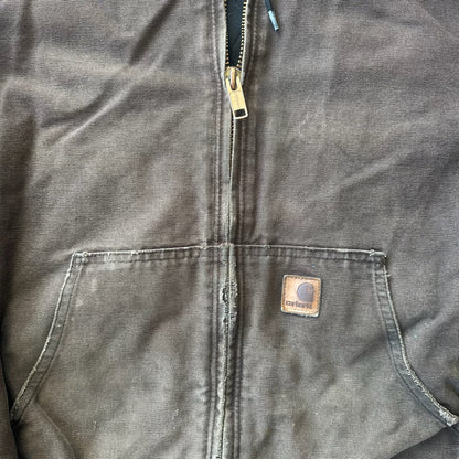 Carhartt Distressed Dark Brown Chore Jacket J130 DKB 00's - XL