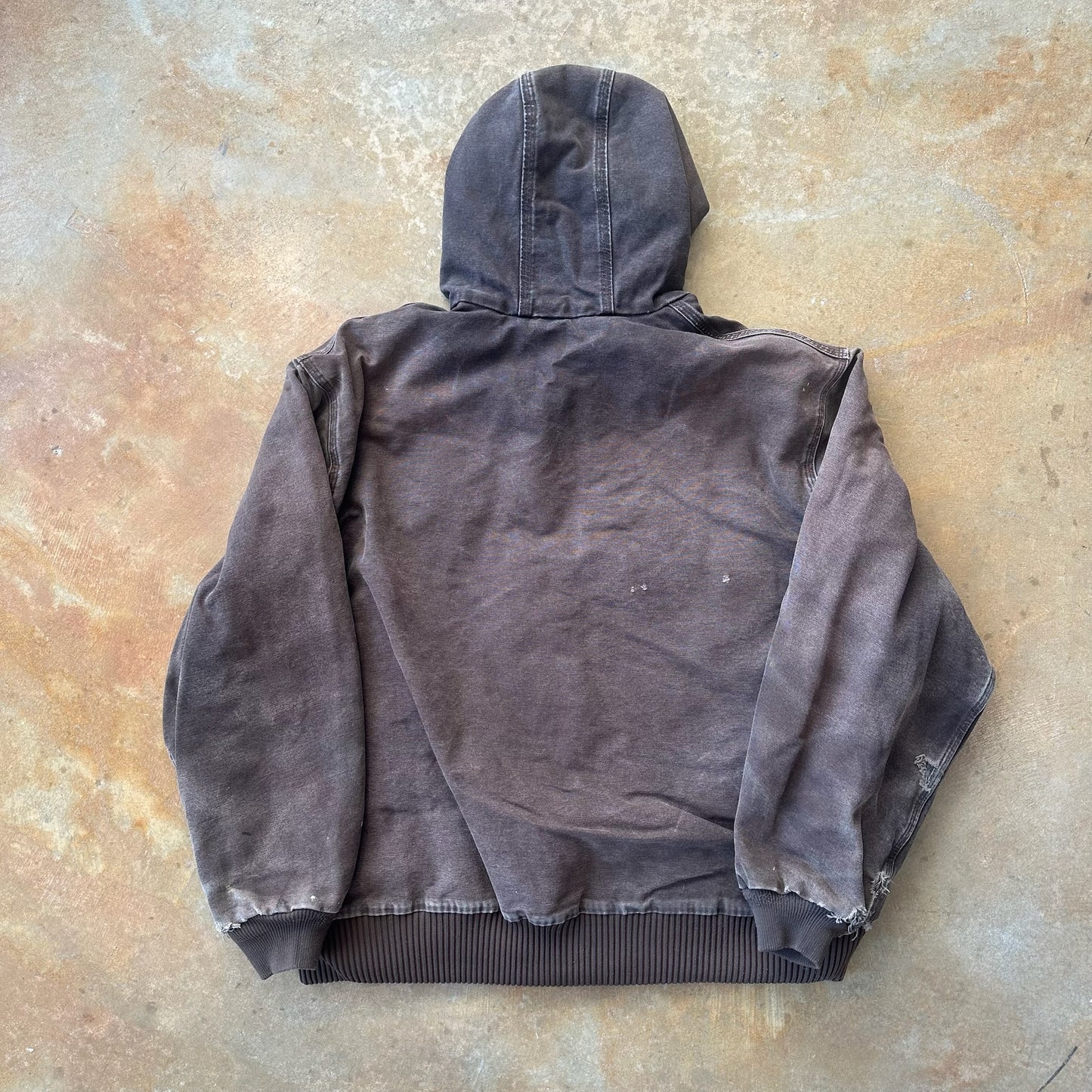 Carhartt Distressed Dark Brown Chore Jacket J130 DKB 00's - XL