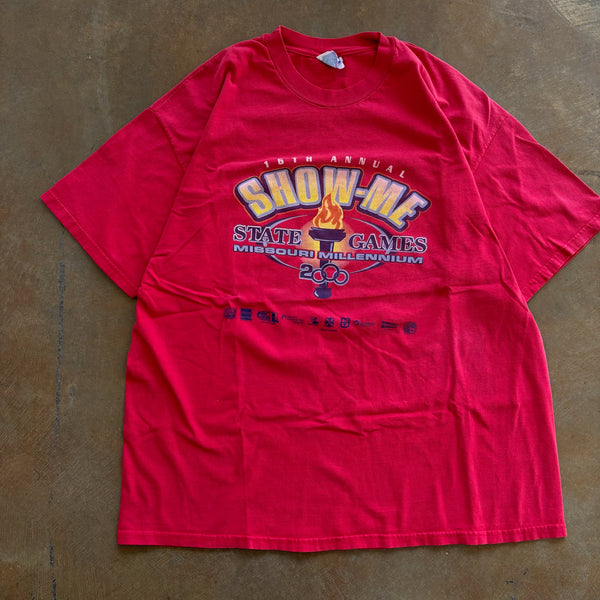 Missouri Show-Me State Games 2000 Millennium Graphic Shirt 00's - 2XL