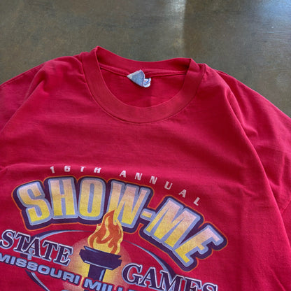 Missouri Show-Me State Games 2000 Millennium Graphic Shirt 00's - 2XL