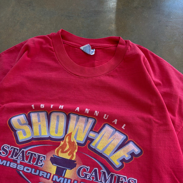 Missouri Show-Me State Games 2000 Millennium Graphic Shirt 00's - 2XL hover